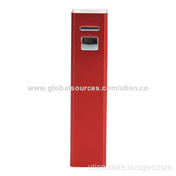 1,800mAh Mini Power Bank for Gifts, Mobile Phones/MP4 Players with Free Samples and Logos